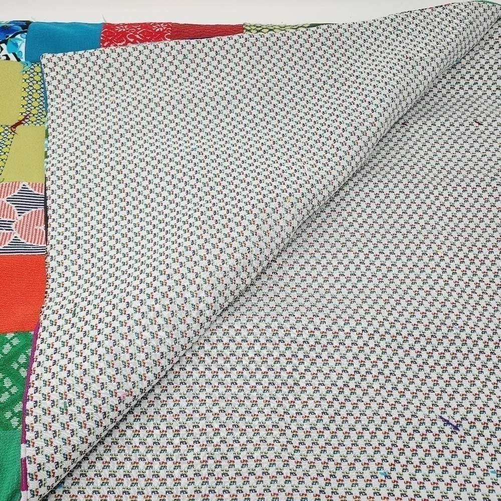 Unbranded | Multicolored Mixed Print Patchwork Handmade Blanket (One Size)